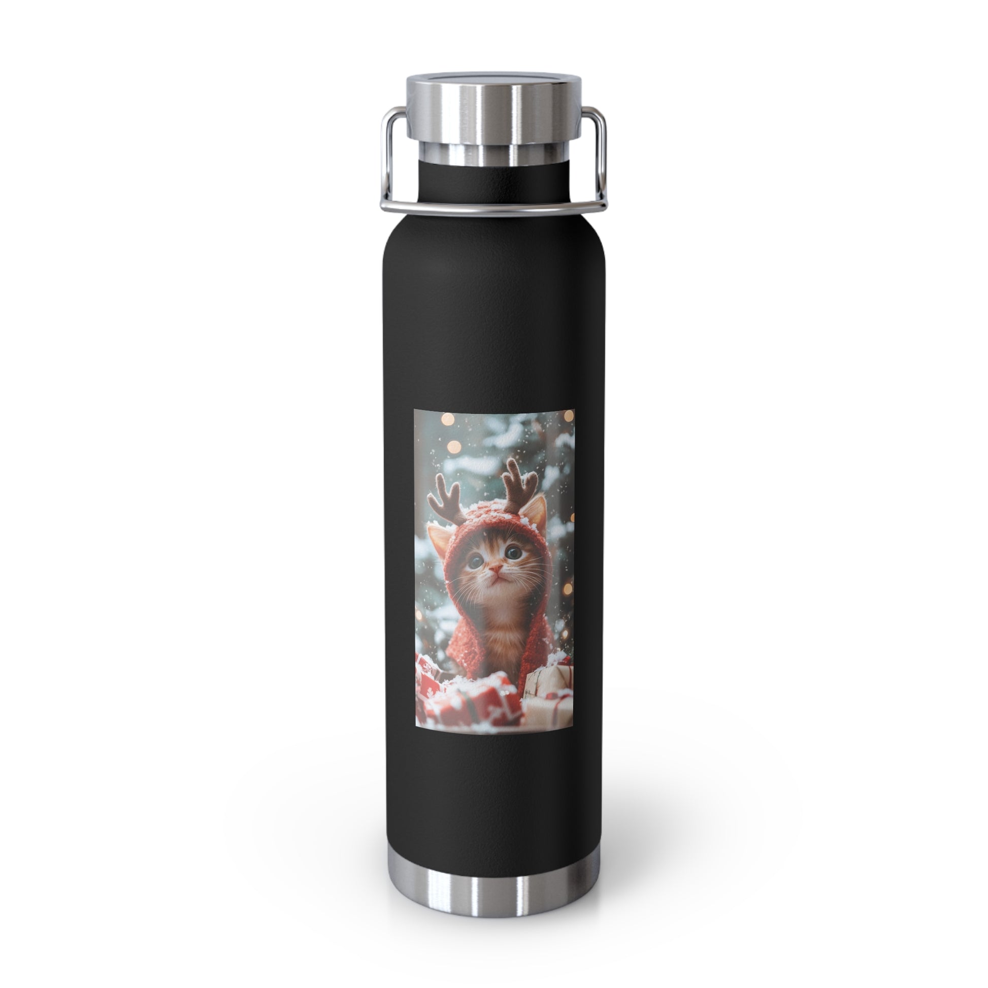 Copper Bottle, Trendy Drinking Flask for Hydration on the Go, Reusable Steel Water Bottle, Eco-Friendly Travel Mug, Stylish