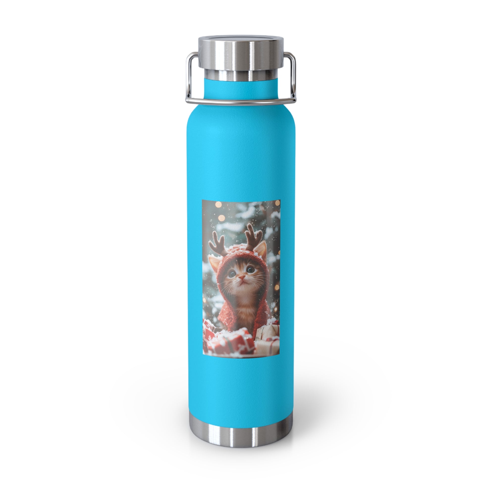 Copper Bottle, Trendy Drinking Flask for Hydration on the Go, Reusable Steel Water Bottle, Eco-Friendly Travel Mug, Stylish