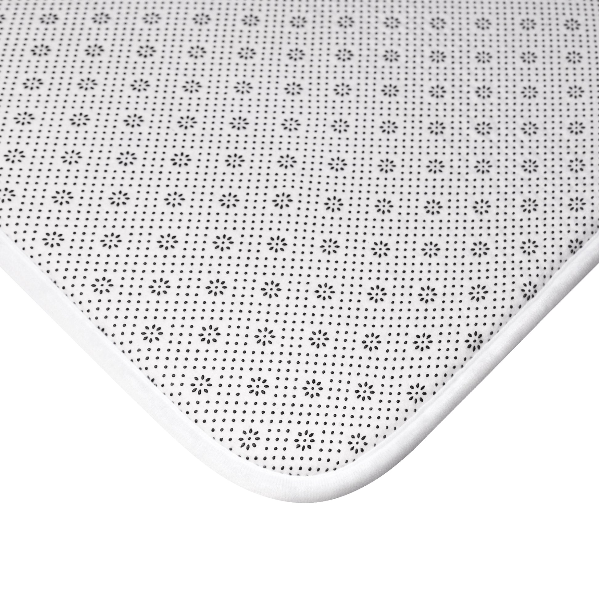 Bohemian Bath Mat, Bathroom Rug, Shower Mat, Non-Slip Bath Mat, Home Decor Accent