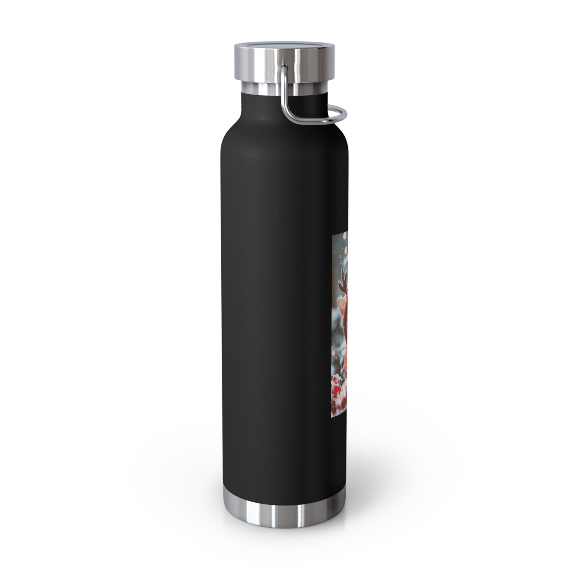 Copper Bottle, Trendy Drinking Flask for Hydration on the Go, Reusable Steel Water Bottle, Eco-Friendly Travel Mug, Stylish