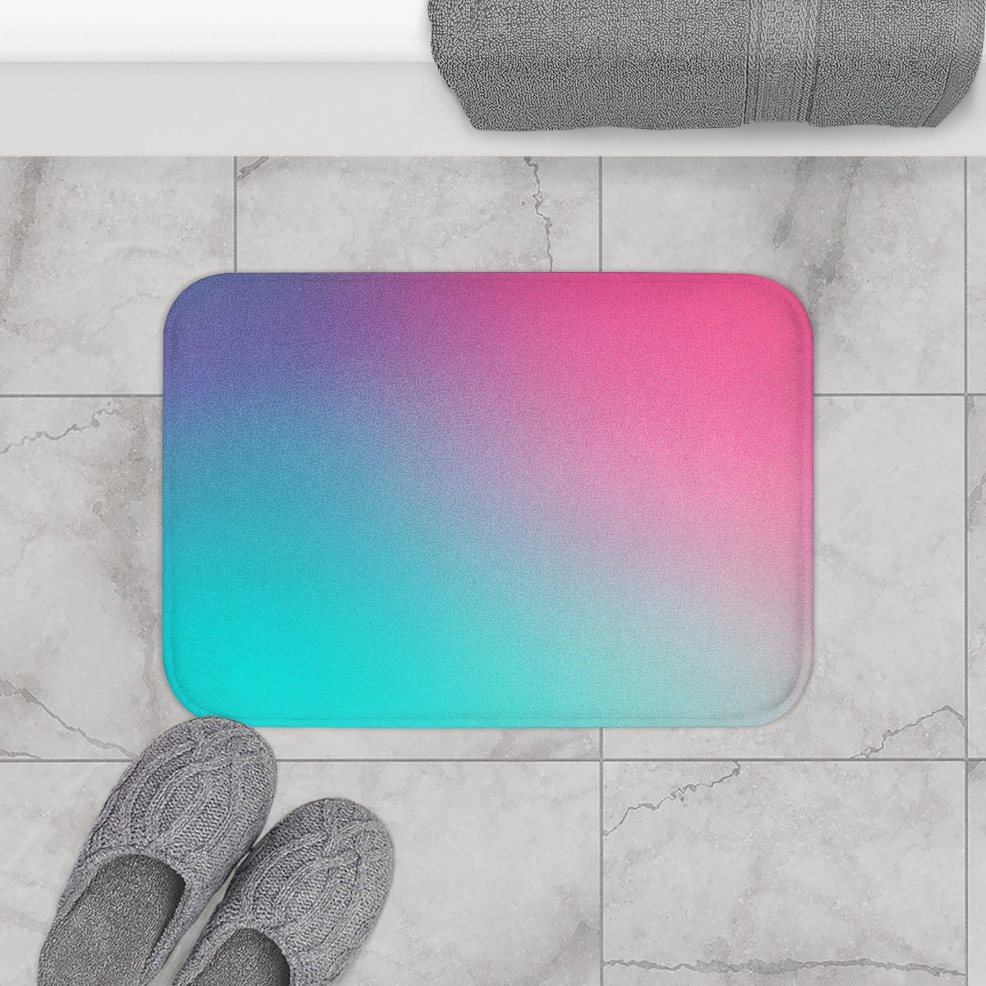 Cozy Bath Mat - Soft and Absorbent Bathroom Rug, Home Decor Accent, Spa Accessory, Shower Mat for Wet Feet, Non-Slip Tub Mat