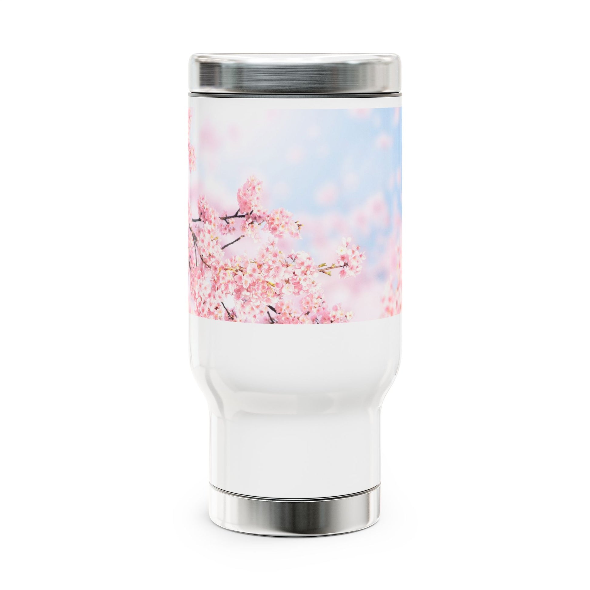 Stainless Steel Travel Mug with Handle, 14oz