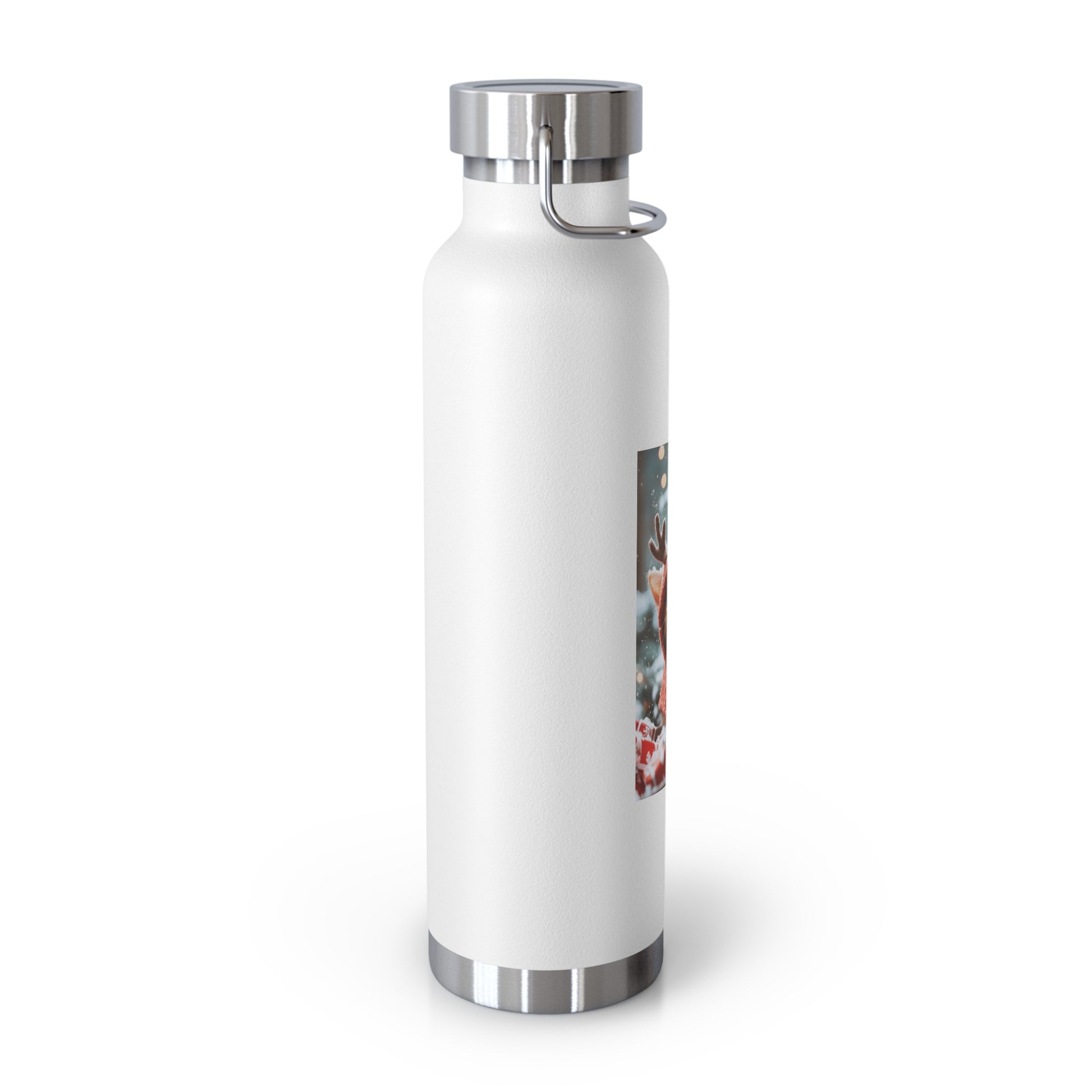 Copper Bottle, Trendy Drinking Flask for Hydration on the Go, Reusable Steel Water Bottle, Eco-Friendly Travel Mug, Stylish