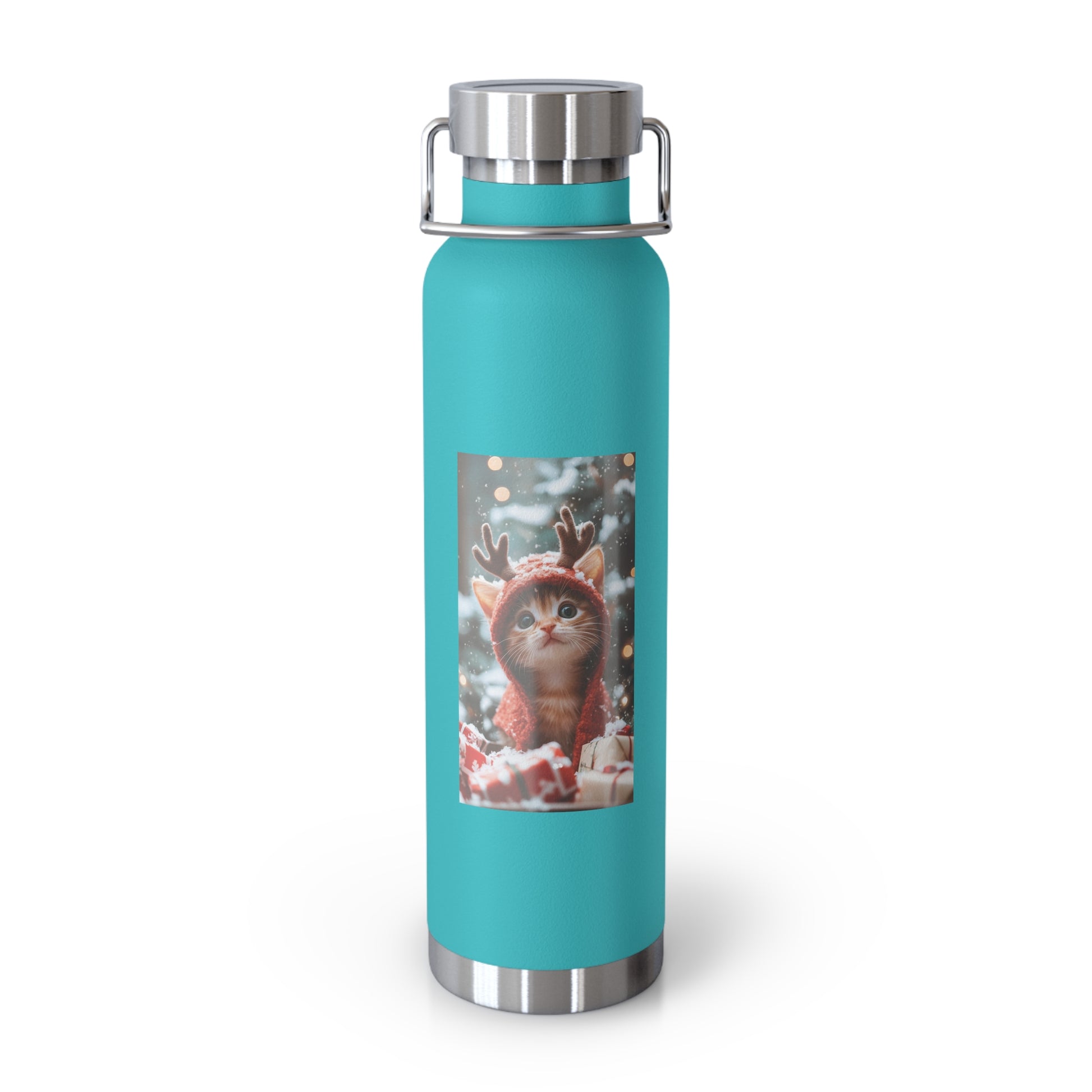 Copper Bottle, Trendy Drinking Flask for Hydration on the Go, Reusable Steel Water Bottle, Eco-Friendly Travel Mug, Stylish