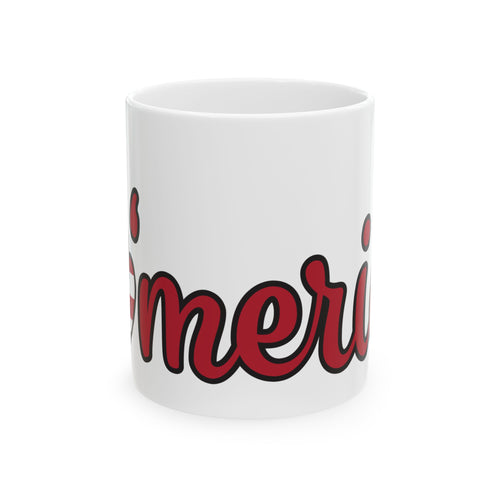 Bullet Point Ceramic Mug, Unique Coffee Cup, Office Desk Decor, Gift For Coffee Lovers, Kitchen Accessories