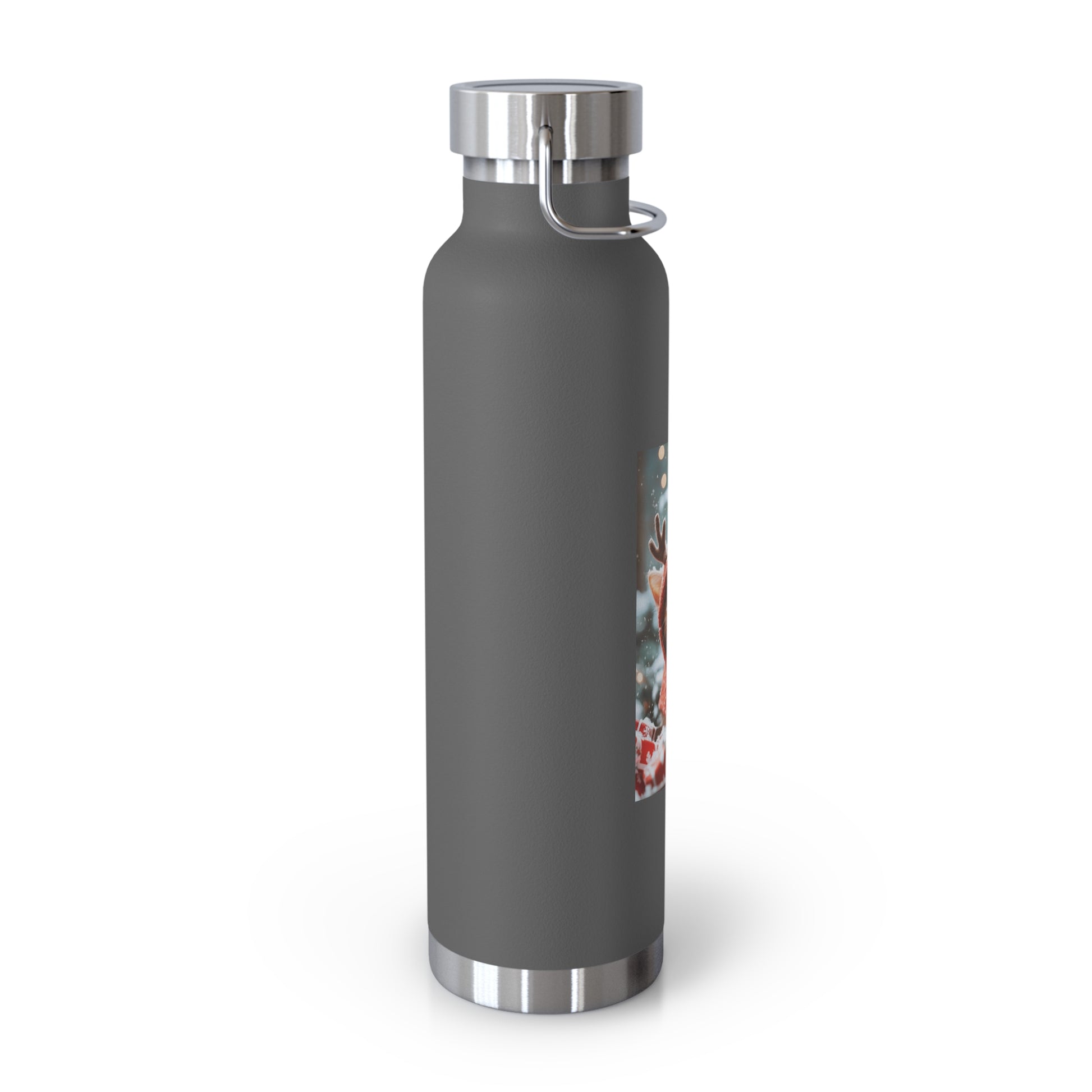 Copper Bottle, Trendy Drinking Flask for Hydration on the Go, Reusable Steel Water Bottle, Eco-Friendly Travel Mug, Stylish